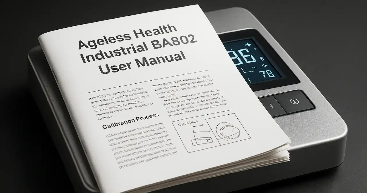 Ageless Health Industrial BA802 Manual Manual PDF Quick Guide