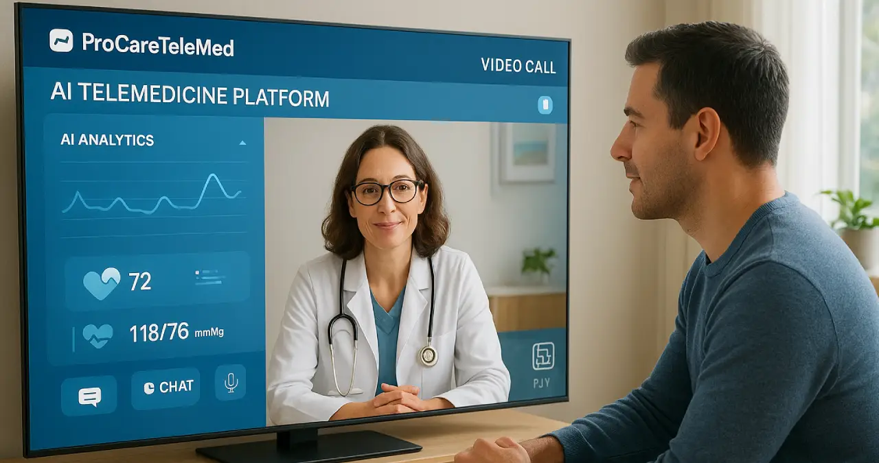 ProCareTeleMed AI Telemedicine Platform: Benefits & Features